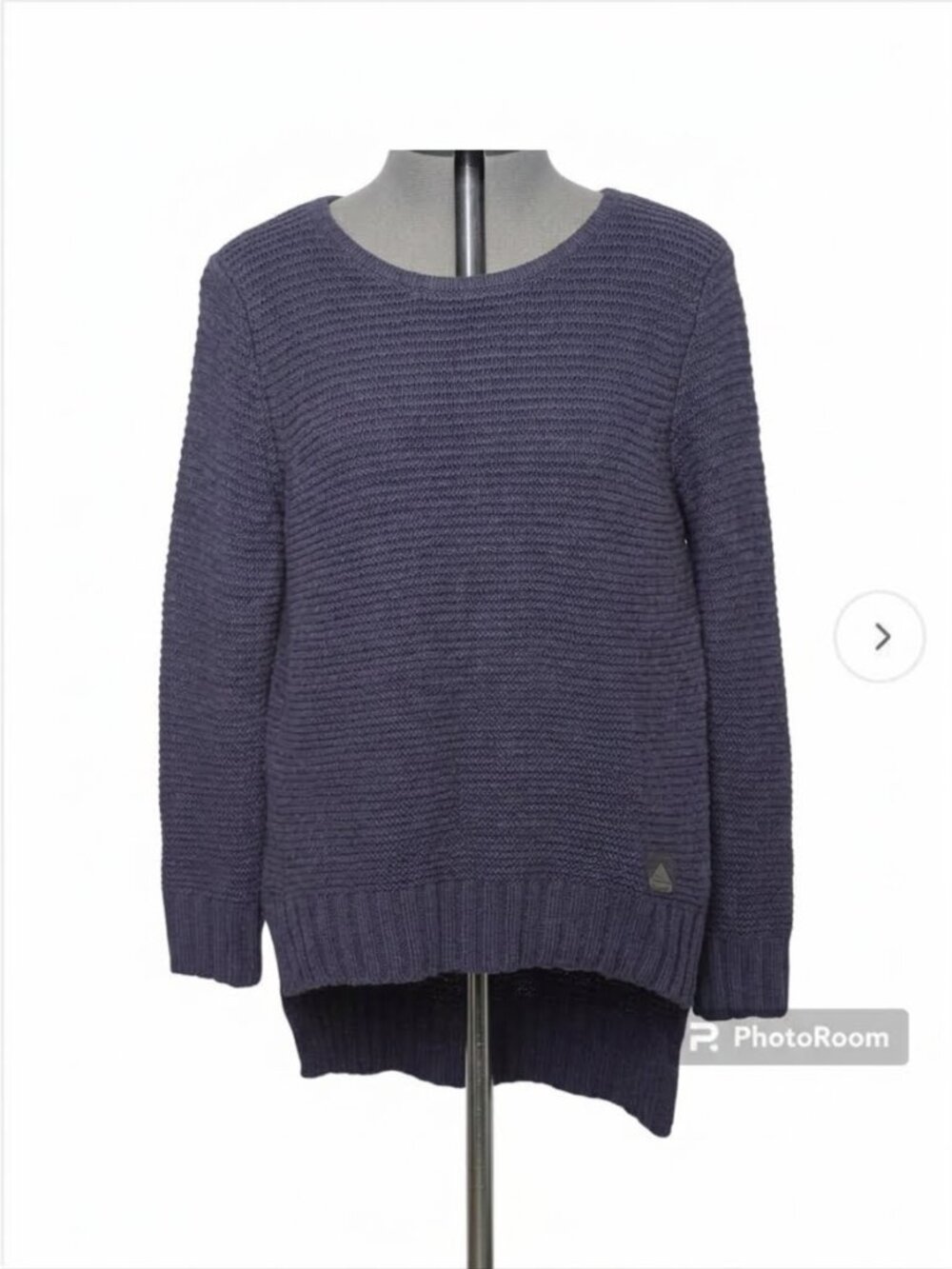 Aggel Knitwear Wool Blend Blue Knit Size S